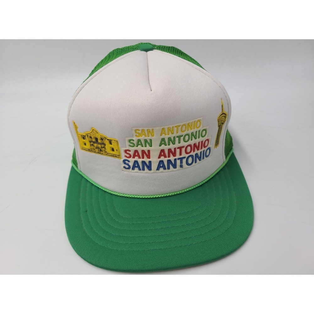Vintage San Antonio Hat‎ Cap Alamo Tower of the Americas Mesh Trucker Snapback